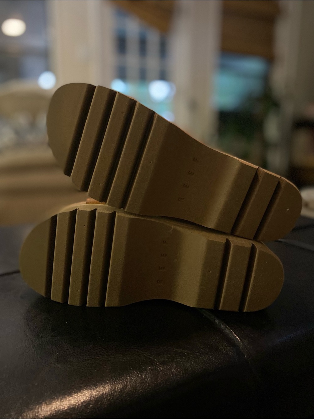 Reef Women's Cognac Double-Strap Platform Slide - Picture 4 of 11